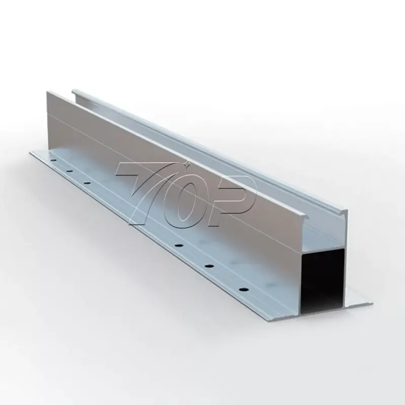 Trapezoidal धातुको छाना सौर्य को लागी मिनीराल प्रणाली